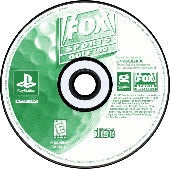 Fox Sports Golf 99 screenshot 3 for Playstation